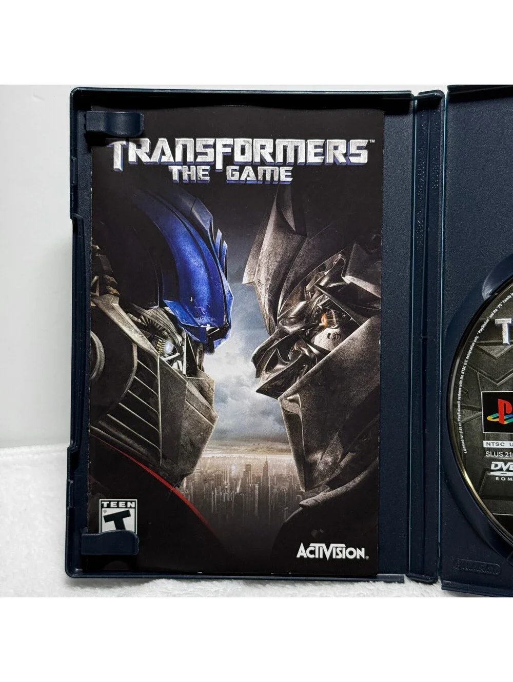 Transformers The Game PS2 PlayStation 2 Complete CIB Manual Black Label Tested